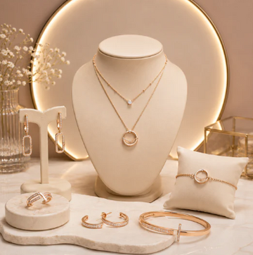 Korean &  Antiturnish Necklace