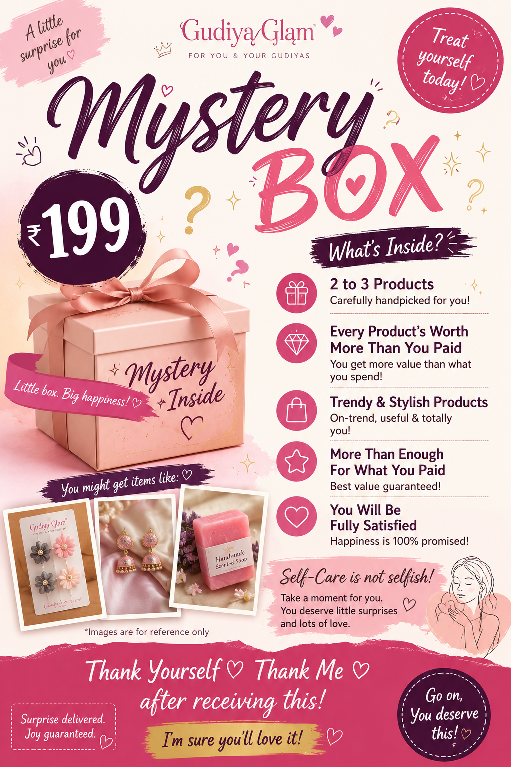 199/-Gudiya Glam Mystery Box