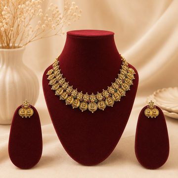 Lakshmi Coin Choker Set