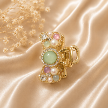 Pastel Pearl Bloom Hair Claw 🌸
