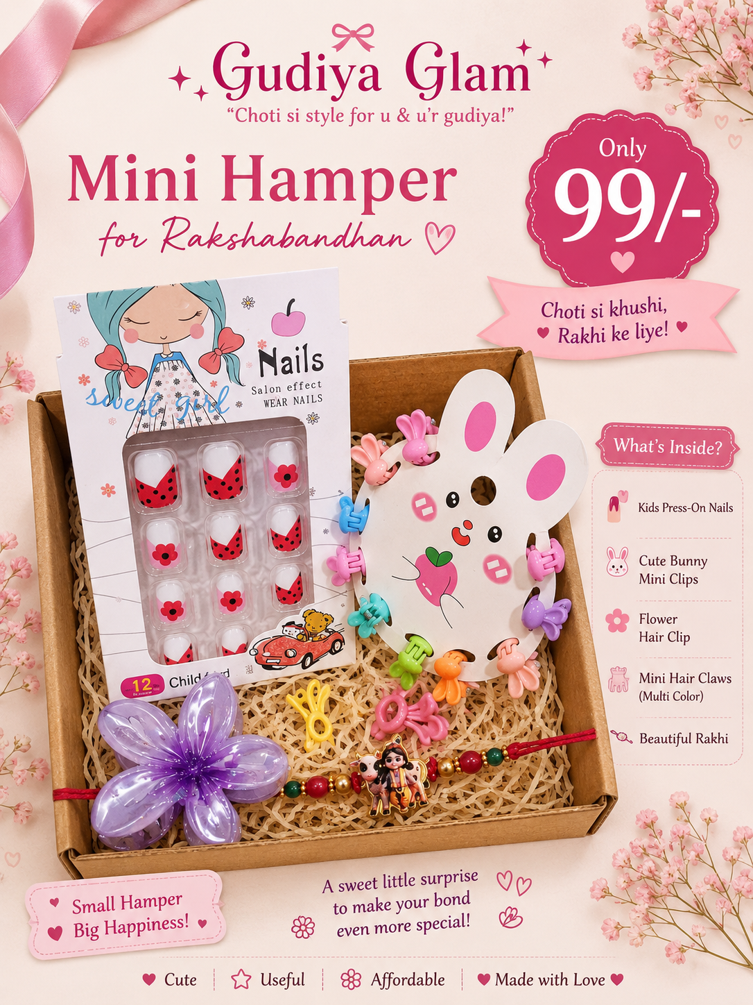 🎀 Mini Hamper – ₹99/- | Rakshabandhan Special 💕