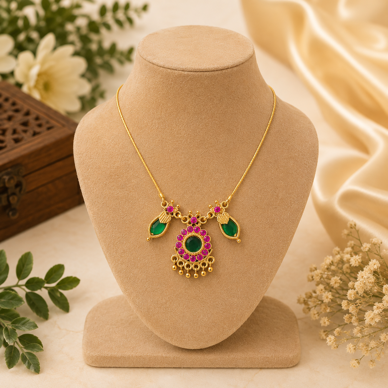 Traditional Palakka Necklace