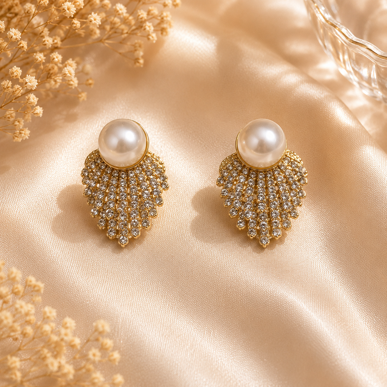 Shimmer Pearl Studs