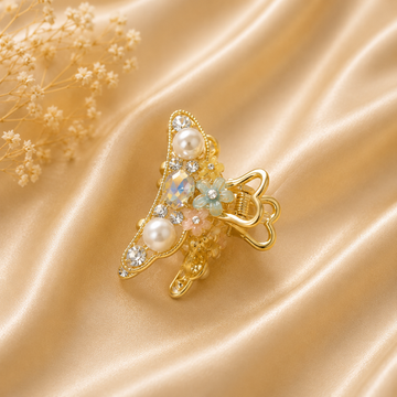 Pastel Petal Luxe Hair Claw