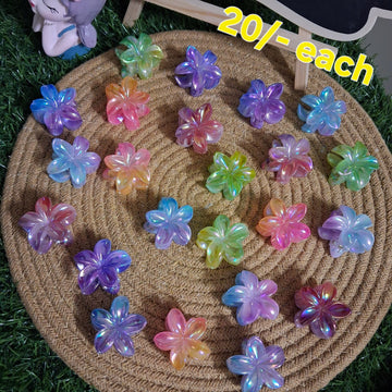 Flower claw clip